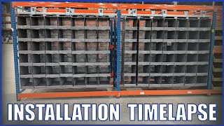 High-Density Vertical Storage Solution Installation - Timelapse | Logic MH