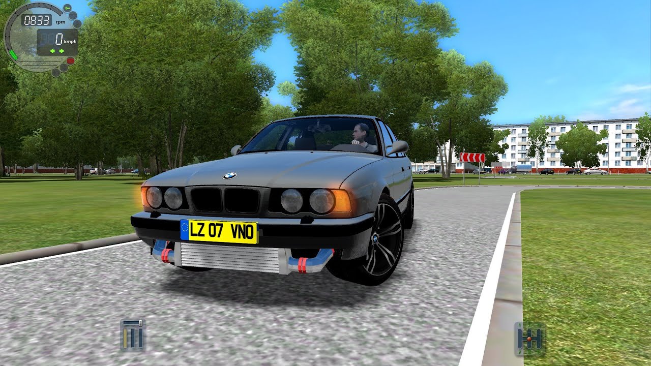 City Car Driving 1.4.1 BMW M5 E34 TUNED [Logitech G27]