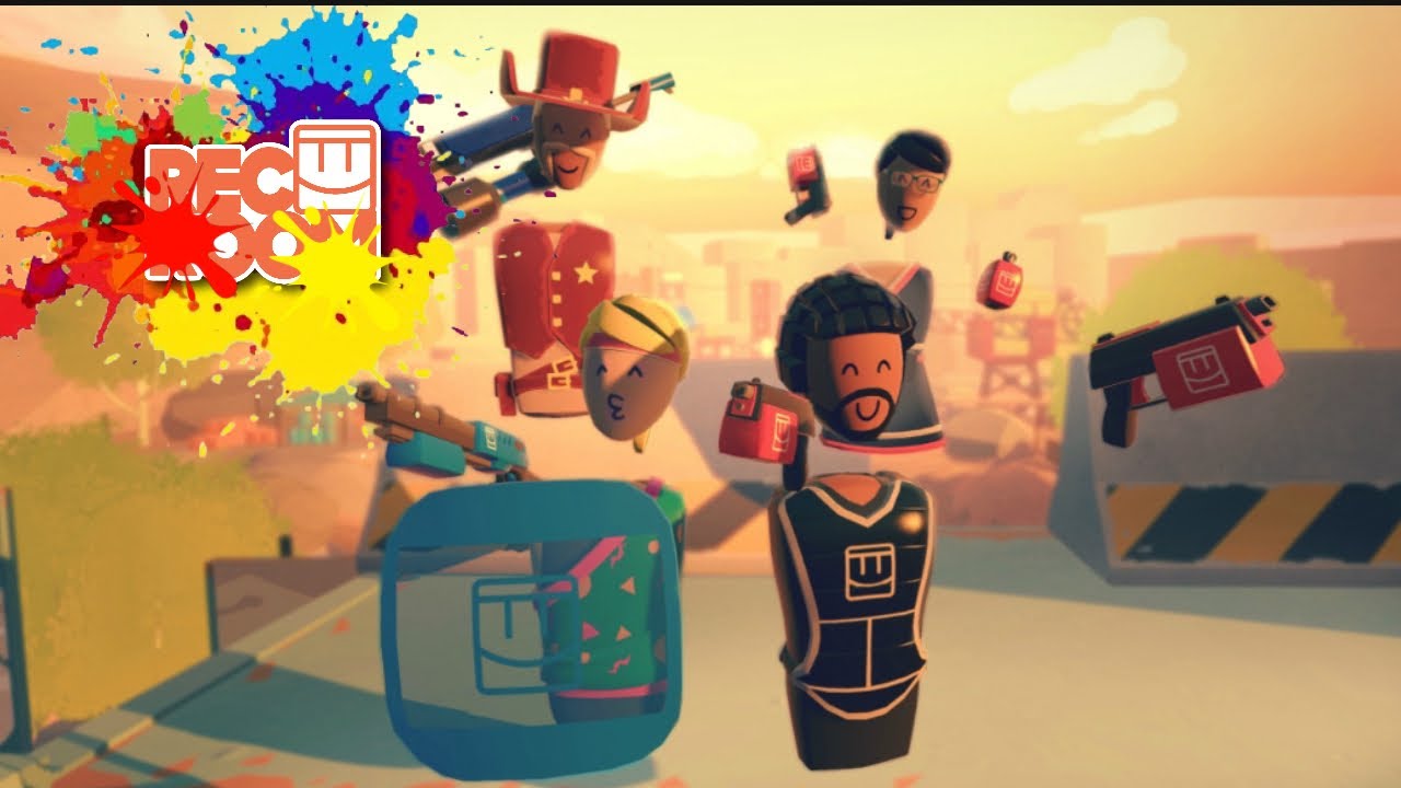 Rec Room VR Paintball Fun with my friends YouTube
