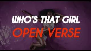 Ayra Starr & Rema - Who’s Dat Girl (open verse) Instrumental Beat