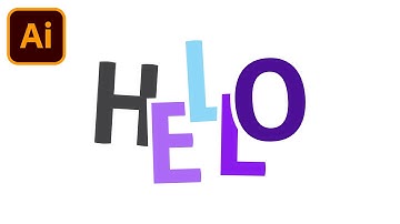 How To Overlap Letters In Adobe Illustrator