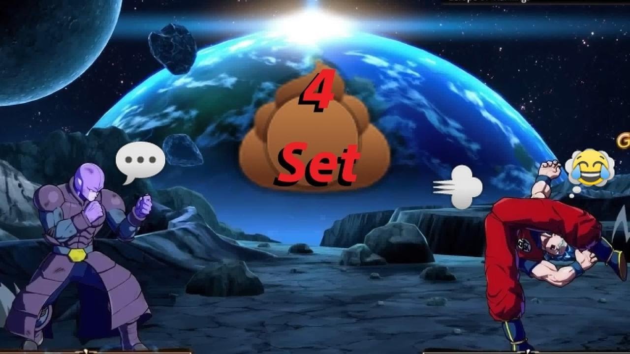 DBFZ 4 Set 💩 Trunks Hit Jiren vs 😈 SSB Goku Vegeta Vegito