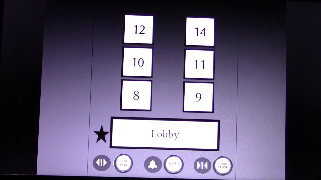 Animated: Dover Hotel Elevators @ Caesars Palace - Fantech City