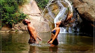 We found a SECRET WATERFALL in the deep jungle of Sri Lanka!