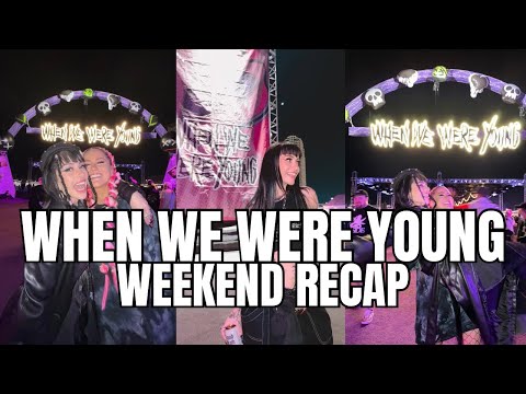 WHEN WE WERE YOUNG WEEKEND IN VEGAS RECAP (bands! Friends! Outfit details!)