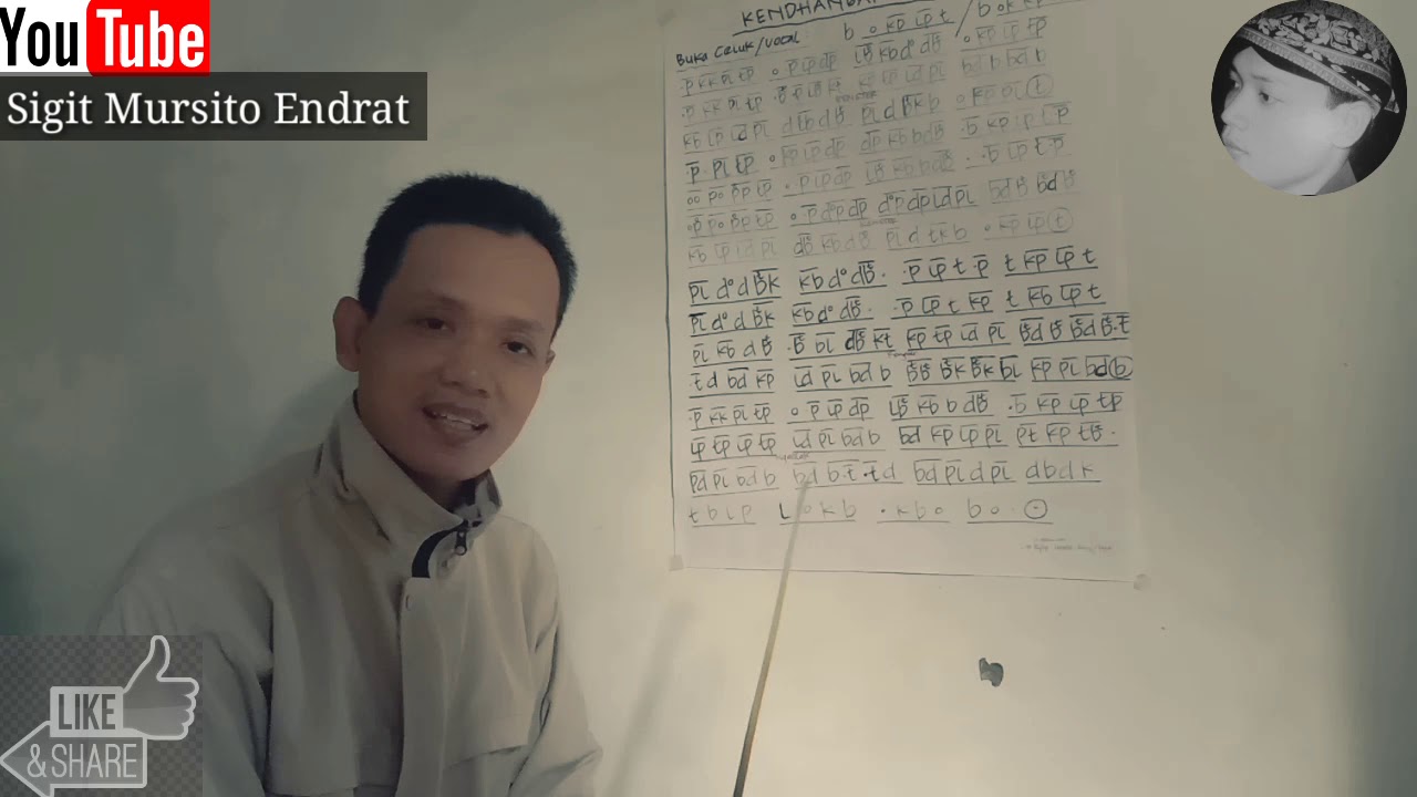 Notasi Kendhangan Langgam (irama Selembar)