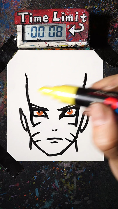 How to Draw NARUTO in 30 Seconds