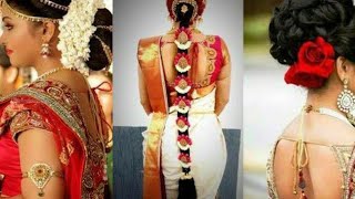 Bridal Haldi Hairstyle with Flowers /ফুল দিয়ে চুল বাধার ডিজাইন/Fresh poola jada design/চুলের স্টাইল