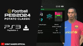 eFootball PES POTATO PATCH Classic Edition UPDATED PS3