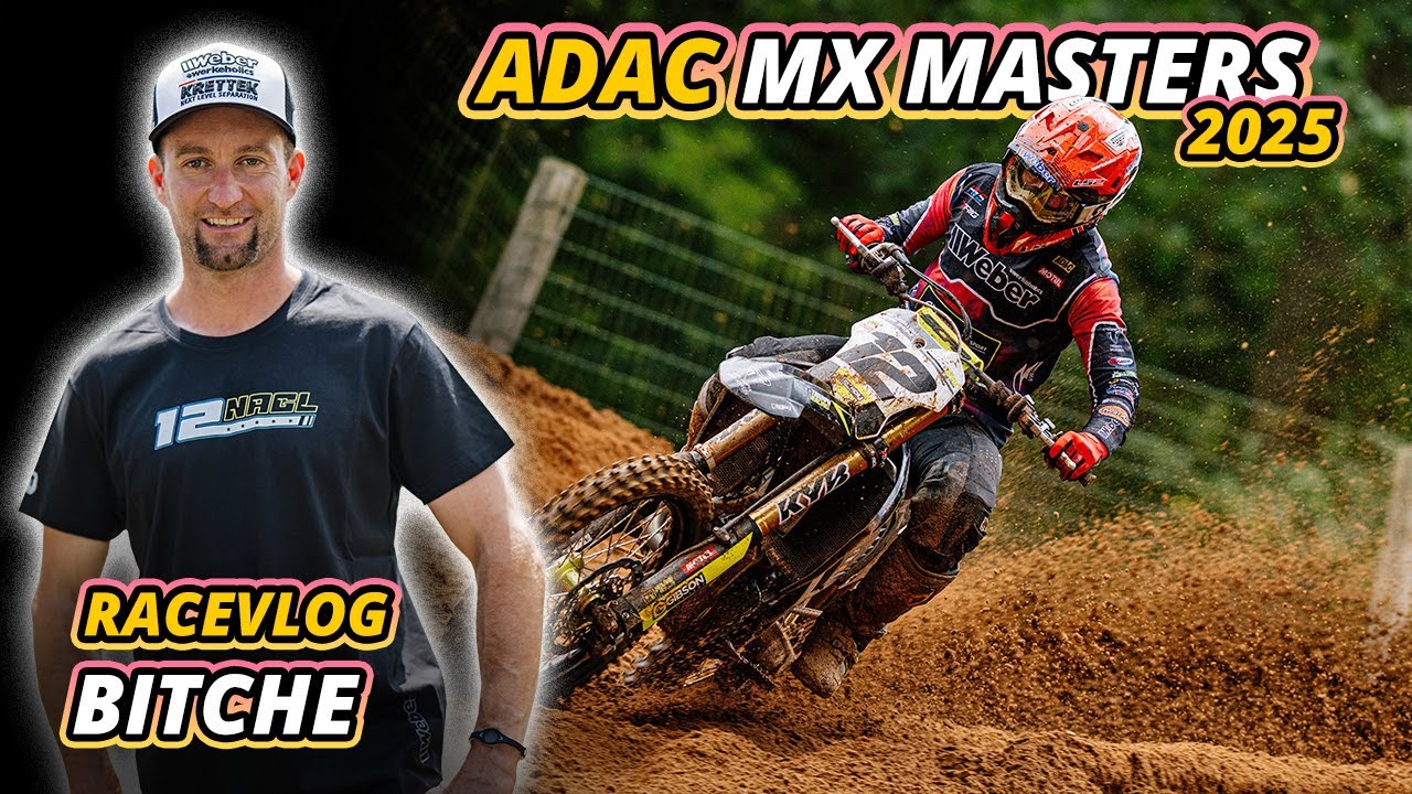 Max Nagl ist zurück! Pech für Spicy: Racevlog ADAC MX Masters Bitche 2025 - Die Frankreich-Premiere