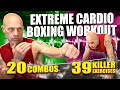 تمارين كارديو ملاكمة مكثفة ٣٩ تمرين ا و٢٠ مجموعة ملاكمة احرق ١٠٠٠ سعرة حرارية