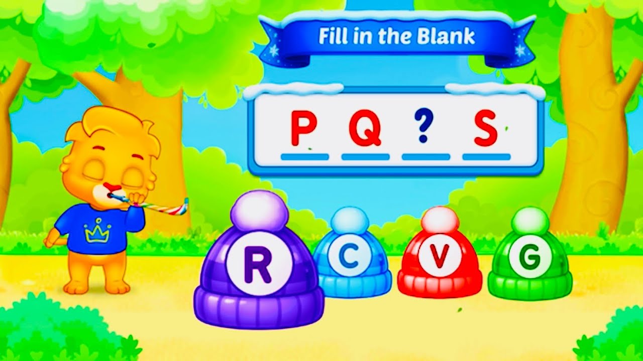 Learn ABC with Lucas & Friends! 🦁 | Fill in the Blanks Alphabet Game | Little Learners TV