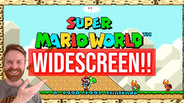 Super Mario World Widescreen ROM HACK - how to play it on Android and PC