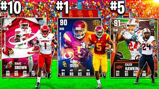 The Top 10 RUNNING BACKS In College Football Ultimate Team!