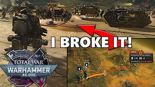 I Played Total War: WARHAMMER 40,000 And I Broke It (24 Tanks) screenshot 4
