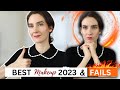 My FAVORITES &amp; FAILS 2023 Swatches | BEST foundations | Powders | Eyeshadows | Blush | Highlighter