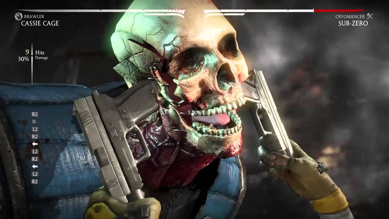 Mortal Kombat X Cassie Cage X Ray