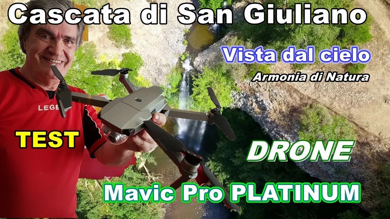 Cascata di San Giuliano: armonia di natura, vista dal Drone DJI.