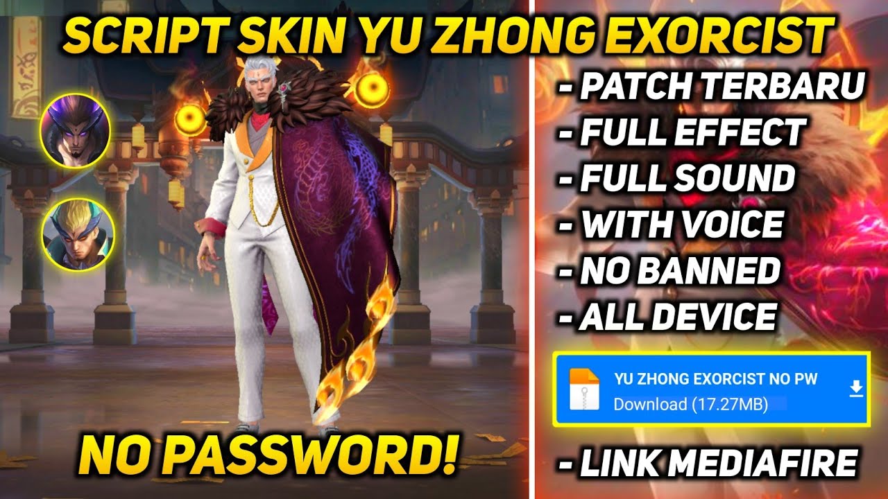 SCRIPT SKIN YU ZHONG EXORCIST FULL EFFECT NO PASSWORD - SCRIPT SKIN ...