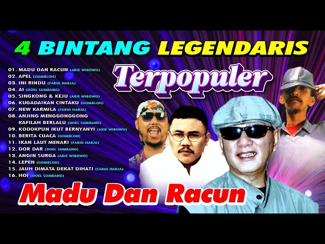 4 BINTANG LEGENDARIS TERPOPULER - ARIE WIBOWO - DOEL SUMBANG - FARID HARJA - GOMBLOH class=