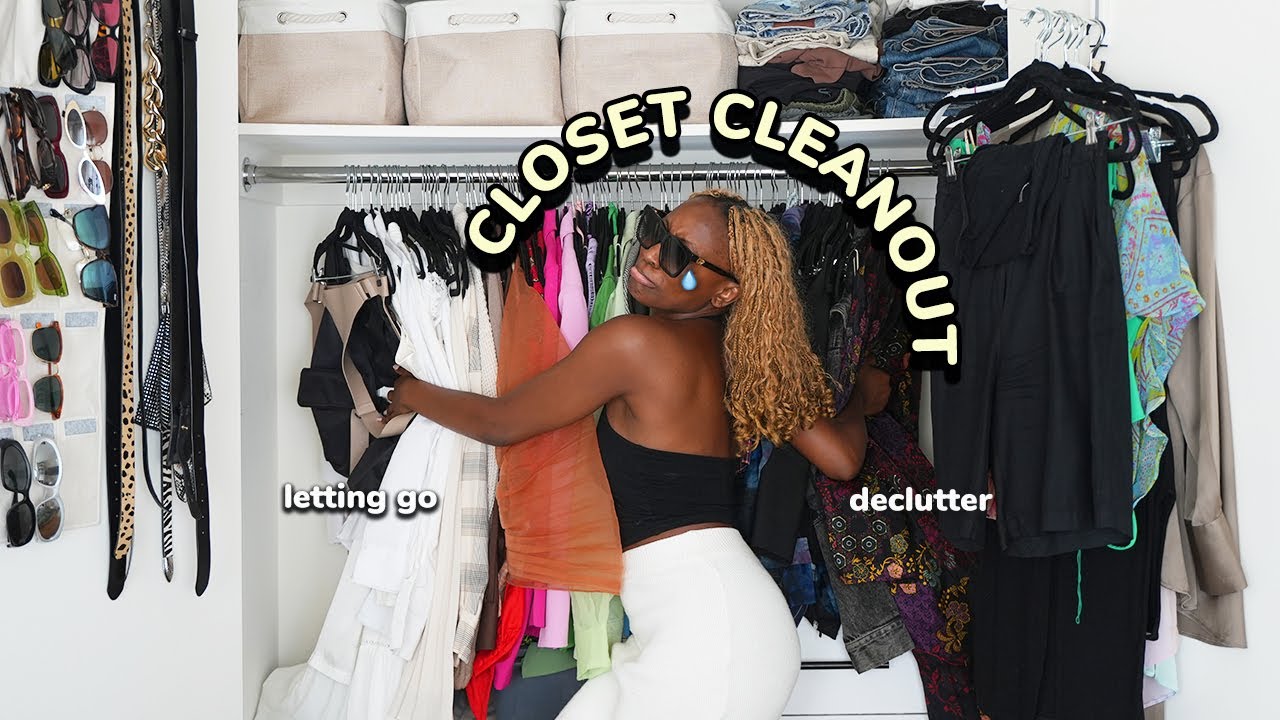 EXTREME closet cleanout for Summer 2024 | Organizing my Closet - YouTube