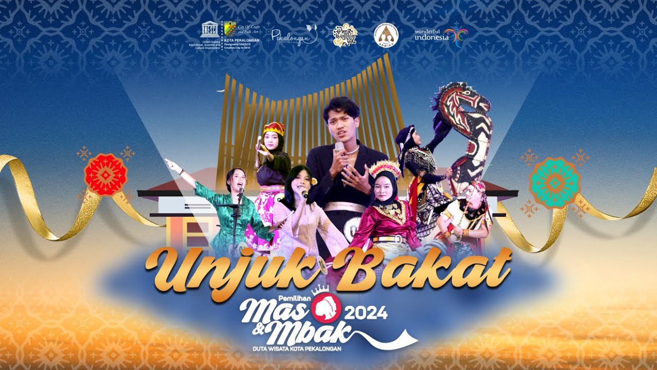 [ LIVE ] UNJUK BAKAT PEMILIHAN MAS & MBAK DUTA WISATA KOTA PEKALONGAN TAHUN 2024