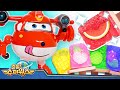 [슈퍼윙스 토이] 여름 과일 아이스크림 만들기! | Fruit Ice Cream | 색깔놀이 | Learn colors🌈