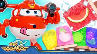 [슈퍼윙스 토이] 여름 과일 아이스크림 만들기! | Fruit Ice Cream | 색깔놀이 | Learn colors🌈 screenshot 2