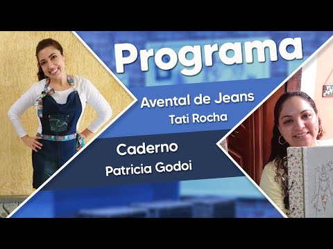 AVENTAL DE CALÇA JEANS – TÉCNICA COSTURA e CADERNO - TÉCNICA CARTONAGEM