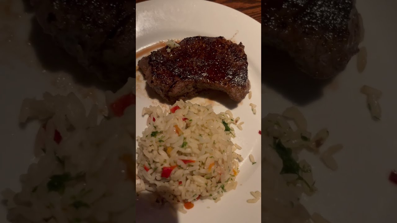 Longhorn S 8 Ounce Sirloin Steak And Rice 