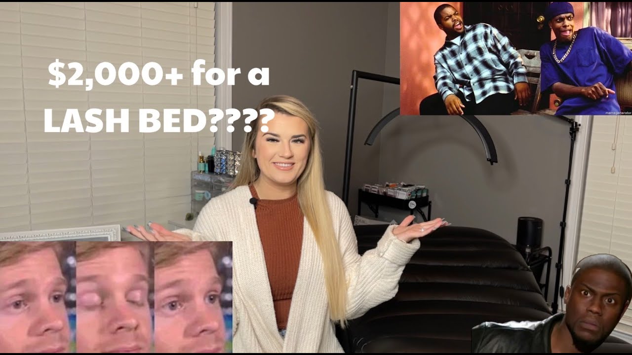 $2,000+ LASH BED??? | Plush & Oak Salon Bed Review