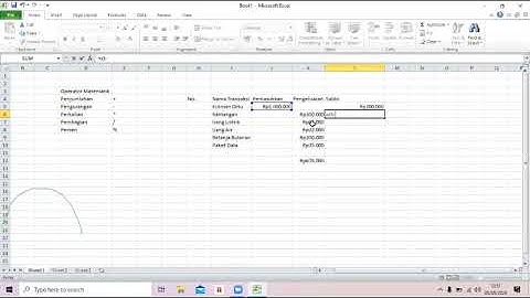 Cara mudah menggunakan Operator Matematik pada Microsoft Excel