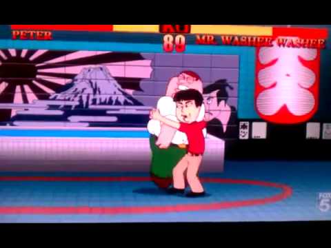 Peter Griffin Vs. Mr. Washee Washee STREET FIGHTER Family Guy *NEW*