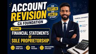 Final Account - Non Manufacturing Business| Revision Session Part 2🎯 💯/ 💯| CA Foundation