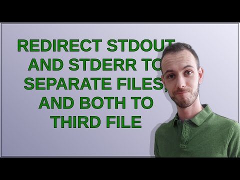 Unix: Redirect stdout and stderr to separate files, and both to third file
