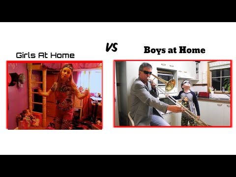 Girls at Home VS Boys at Home- Nisc