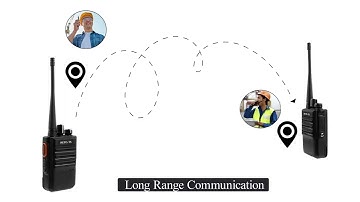 RB46 IP67 waterproof two way radio for construction site丨 best walkie talkie for construction site