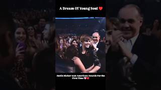 Justin Bieber First American Music Awards Win 🏆✨ | Emotional Edit | Ghost Song #shorts #music #song