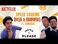 Can @Jordindian Cook Dosa & Hummus in 15 Minutes? | Menu Please | Netflix India