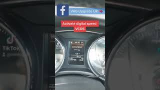 Activate digital speed with VCDS #vcds #coding #vw #skoda