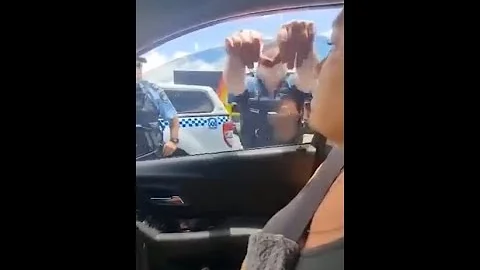 Police Officer Breaks Sovereign Citizens Window With His Bare Hands