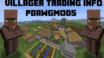 Villager Trading Info Mod Showcase