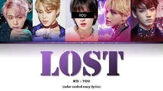 Bts Vocal Line You Bts Lost Color Coded Easy Lyrics Realistic Line Distribution