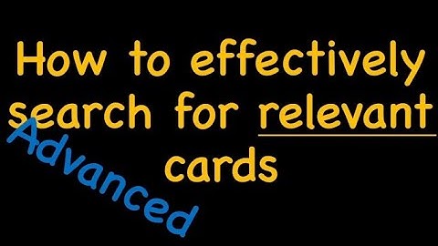 Anki: How To Find Relevant Cards in Zanki-advanced