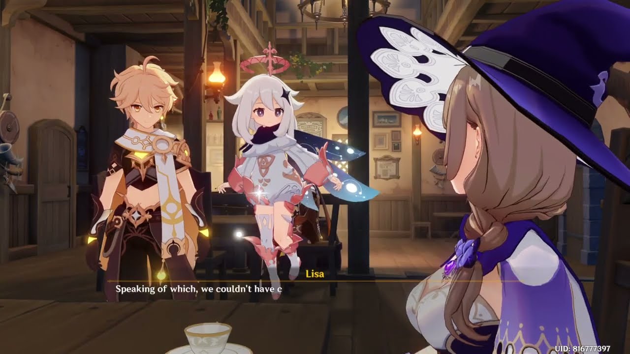 JEAN AND LISA DATING Genshin Impact CUTSCENE