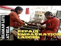 REPAIR EMBARKATION LADDER SEAMAN LIFE AT SEA