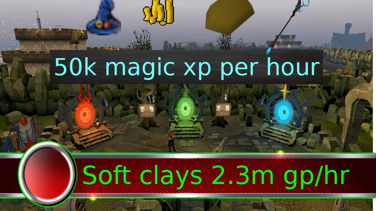 RS3 Money Making Guide (Magic): 2.3m gp/hr Soft Clays (2016) - YouTube
