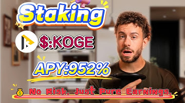 💰 (No-Brainer) Made $500 in 24 Hours! Even Beginners Can Stake KOGE for 900%+ Annual Returns! 🔥