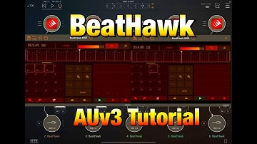 BeatHawk Music Production Studio - Amazing Used as an AUv3 - Full Tutorial & Demo