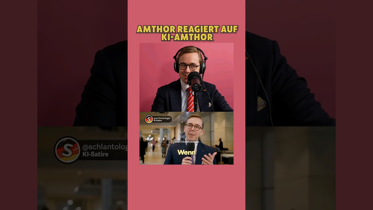 Phillip Amthor reagiert auf KI-Fake! 🤓 